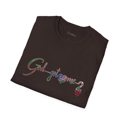 God Got Me2  Floral Script T-Shirt