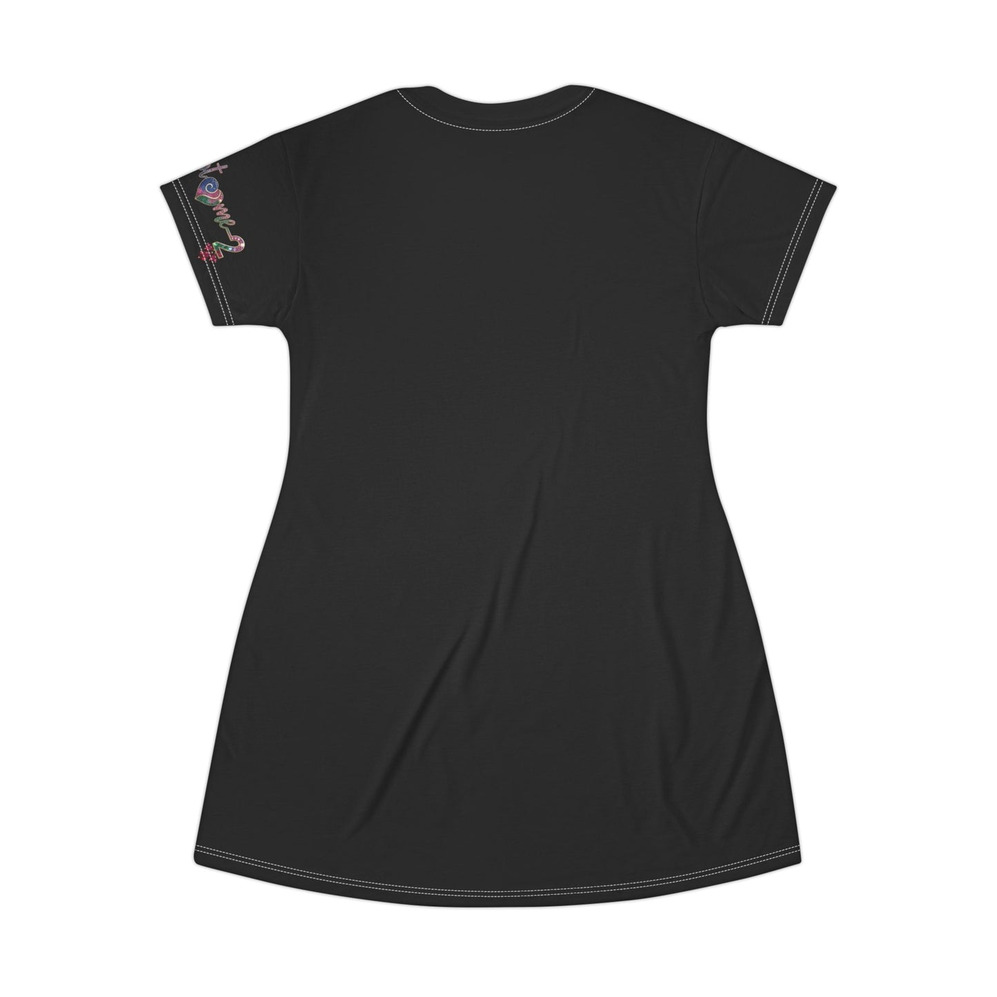 Christian T-Shirt Dress — "Mighty Warrior for Christ" Graphic