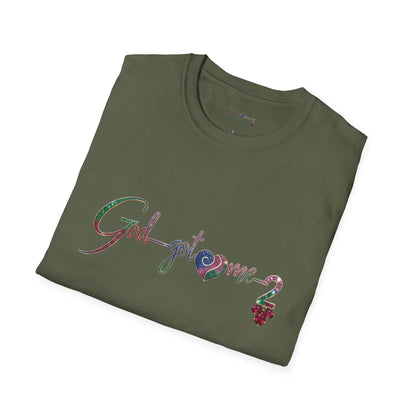 God Got Me2  Floral Script T-Shirt