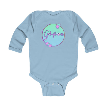 God Got Me Infant Long Sleeve Bodysuit