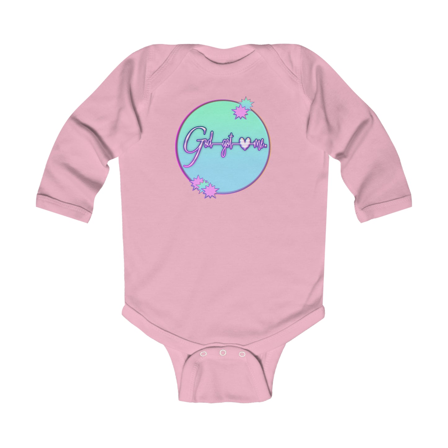 God Got Me Infant Long Sleeve Bodysuit