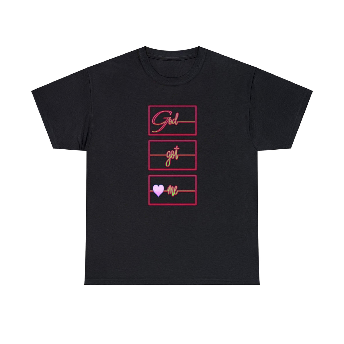 God Got Me Heavy Cotton T-shirt