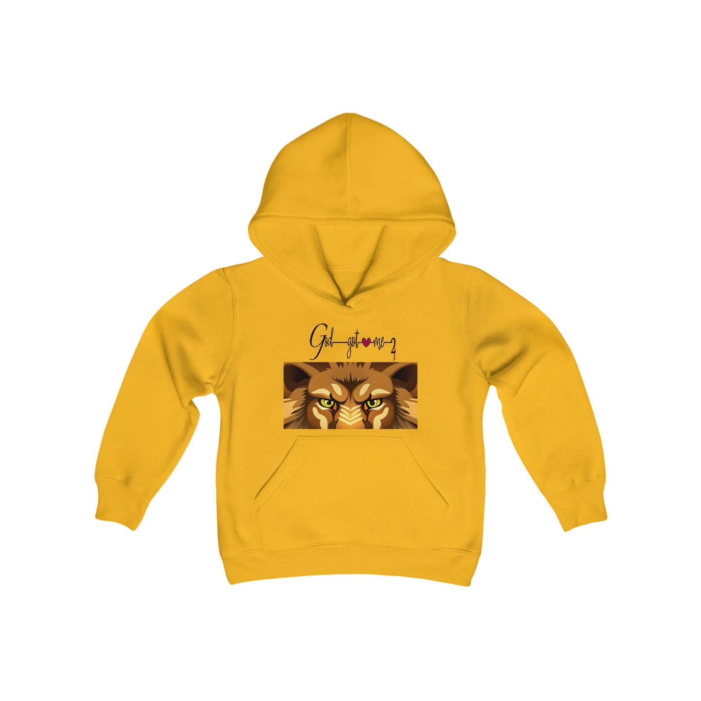 Youth Heavy Blend God got me Hooded Sweatshirt