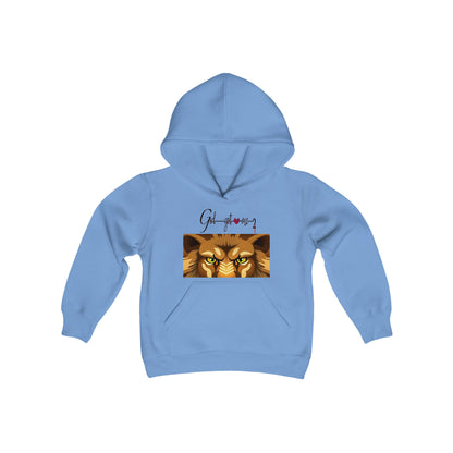 Youth Heavy Blend God got me Hooded Sweatshirt